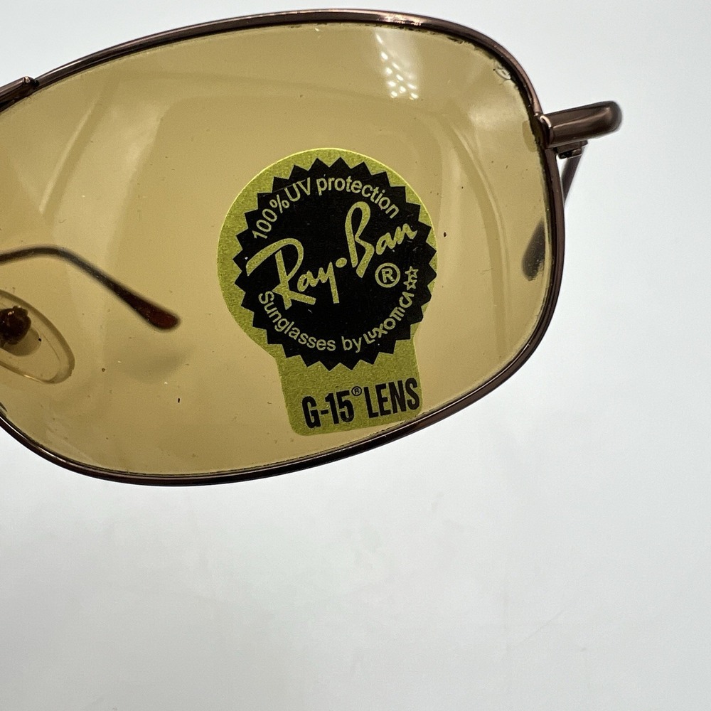 Ray Ban RB 8016 Sunglasses 61-13 G15 Brown Lens Metal - Picture 3 of 7